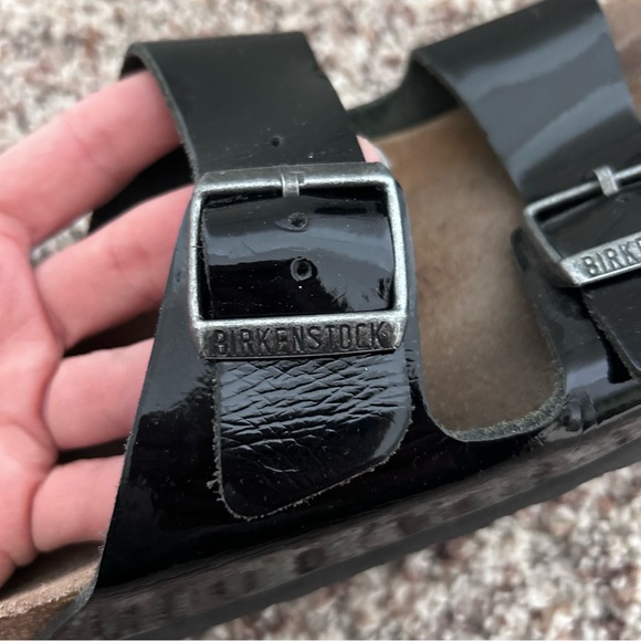 Birkenstock Arizona Women’s Black Double Buckle Sandals Size EU 39 Size 8.5 - Picture 8 of 10